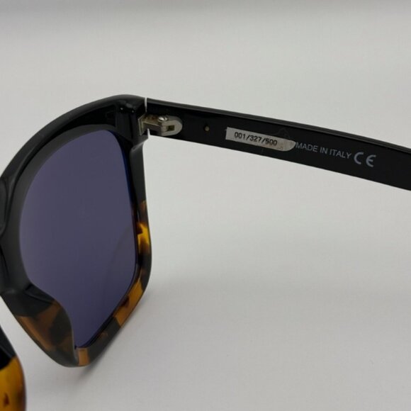 Tom Ford Amarra FT TF502 05A Square Shiny Black Havana/Smoke 55/18/140 - Picture 2 of 7